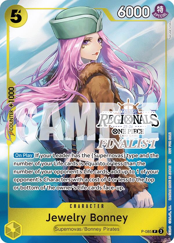 Jewelry Bonney (Online Regional Finalist Card Set 2025 Vol.2) [One Piece Promotion Cards] Bandai