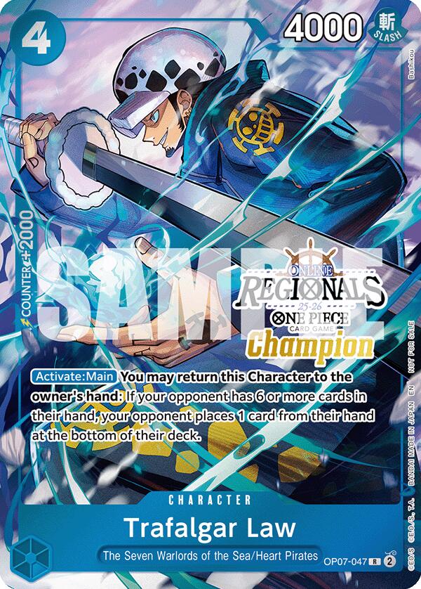 Trafalgar Law (Online Regional Champion Card Set 2025 Vol.2) [One Piece Promotion Cards] Bandai