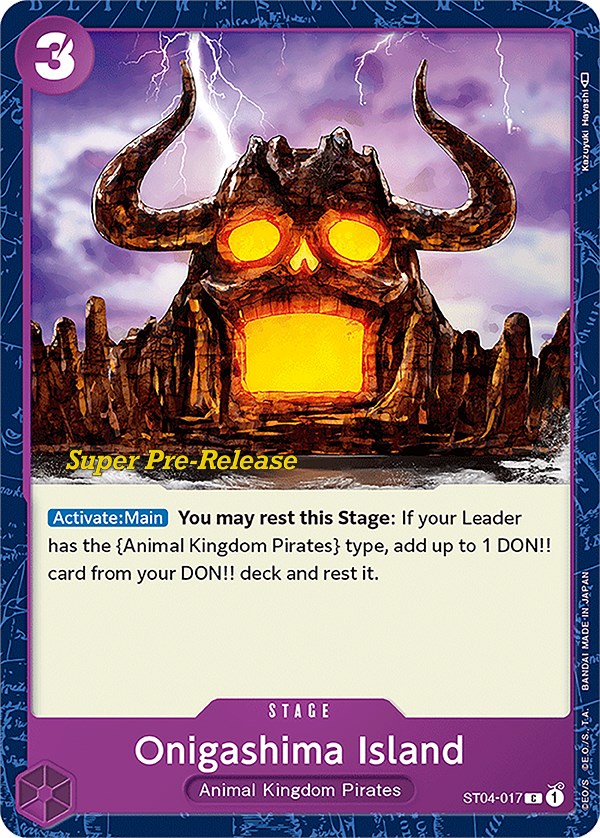 Onigashima Island [Super Pre-Release Starter Deck: Animal Kingdom Pirates] Bandai