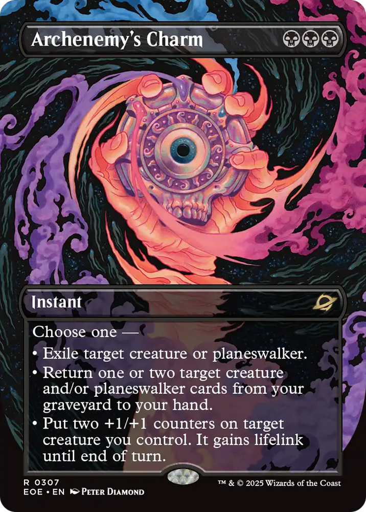Archenemy's Charm (Borderless) [Edge of Eternities] Magic: The Gathering