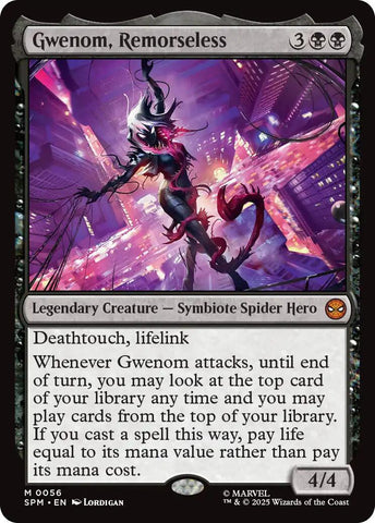 Gwenom, Remorseless [Marvel's Spider-Man] Magic: The Gathering