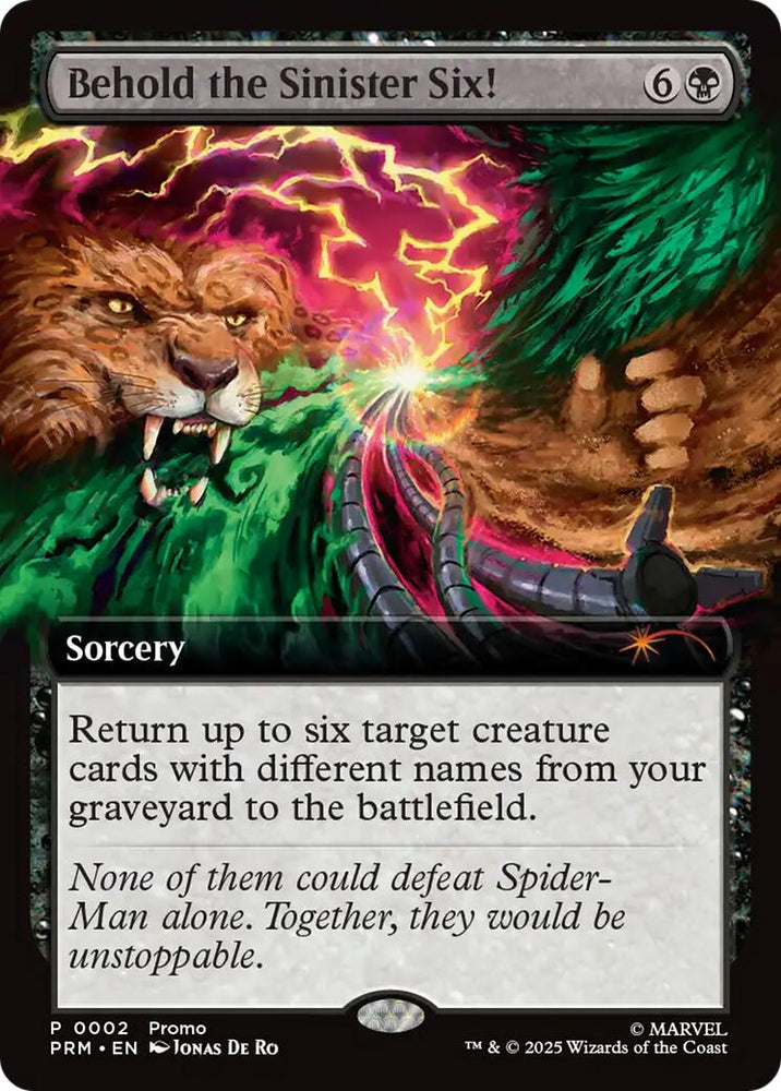 Behold the Sinister Six! [Marvel's Spider-Man Promos] Magic: The Gathering