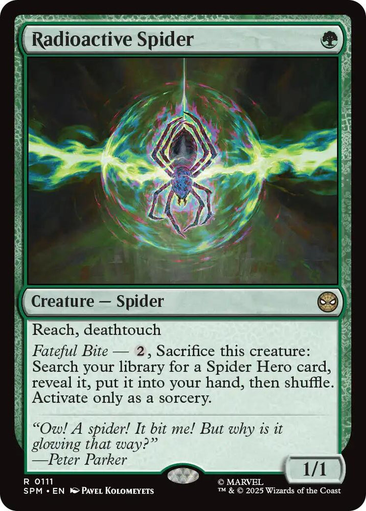 Radioactive Spider [Marvel's Spider-Man] Magic: The Gathering