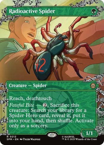 Radioactive Spider (Borderless) [Marvel's Spider-Man] Magic: The Gathering