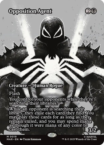 Opposition Agent (Borderless) [Marvel Universe: Eternal-Legal] Magic: The Gathering