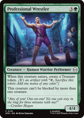 Professional Wrestler [Marvel's Spider-Man] Magic: The Gathering