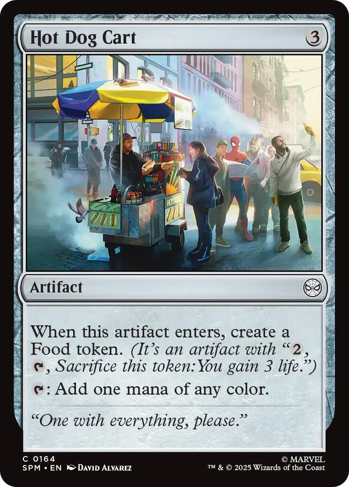 Hot Dog Cart [Marvel's Spider-Man] Magic: The Gathering