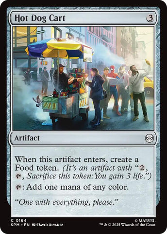 Hot Dog Cart [Marvel's Spider-Man] Magic: The Gathering