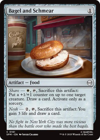 Bagel and Schmear [Marvel's Spider-Man] Magic: The Gathering