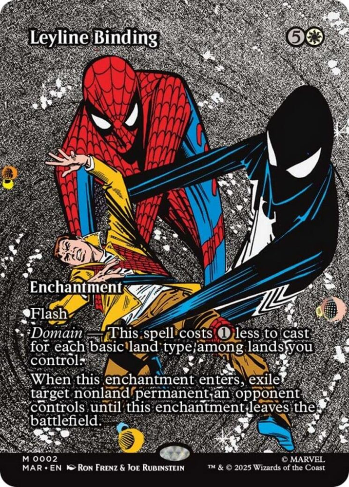 Leyline Binding (Borderless) [Marvel Universe: Eternal-Legal] Magic: The Gathering