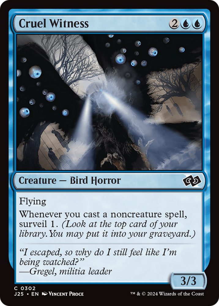 Cruel Witness [Foundations Jumpstart] Magic: The Gathering