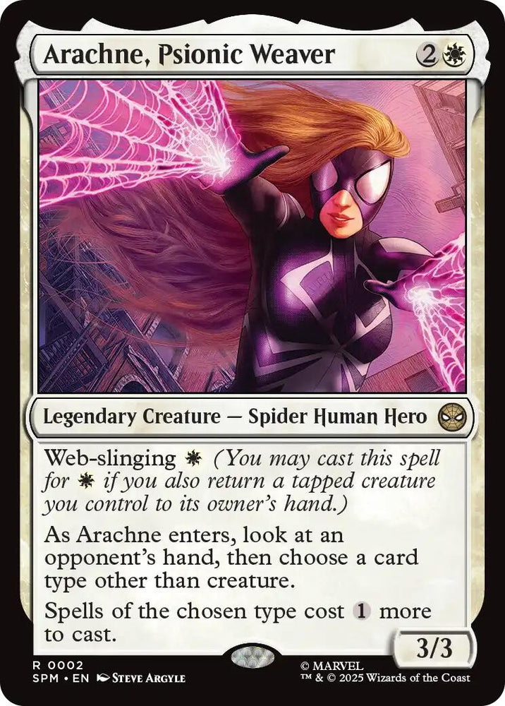 Arachne, Psionic Weaver [Marvel's Spider-Man] Magic: The Gathering