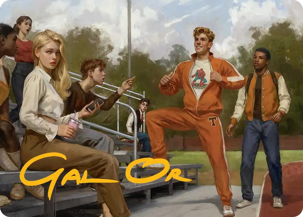 Flash Thompson, Spider-Fan Art Card (Gold-Stamped Signature) [Marvel's Spider-Man Art Series] Magic: The Gathering