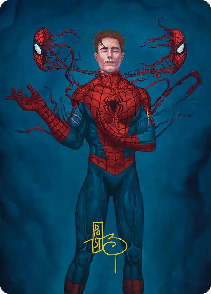 Secret Identity Art Card (Gold-Stamped Signature) [Marvel's Spider-Man Art Series] Magic: The Gathering