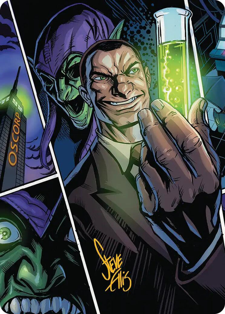 Norman Osborn Art Card (Gold-Stamped Signature) [Marvel's Spider-Man Art Series] Magic: The Gathering