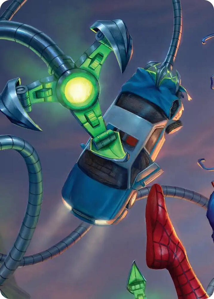 Grasping Tentacles Art Card [Marvel's Spider-Man Art Series] Magic: The Gathering