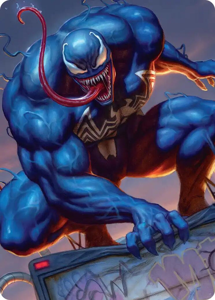 Venom, Deadly Devourer Art Card [Marvel's Spider-Man Art Series] Magic: The Gathering