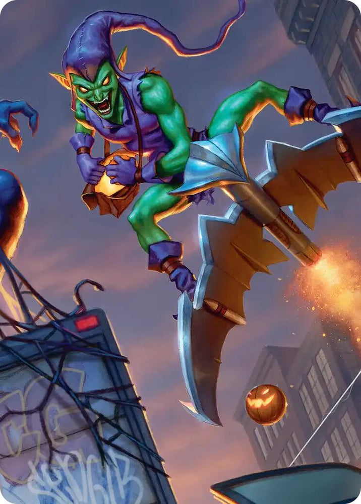 Green Goblin, Nemesis Art Card [Marvel's Spider-Man Art Series] Magic: The Gathering