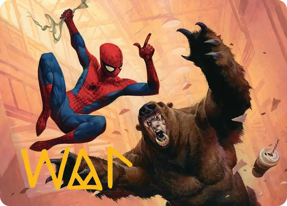 Wisecrack Art Card (Gold-Stamped Signature) [Marvel's Spider-Man Art Series] Magic: The Gathering