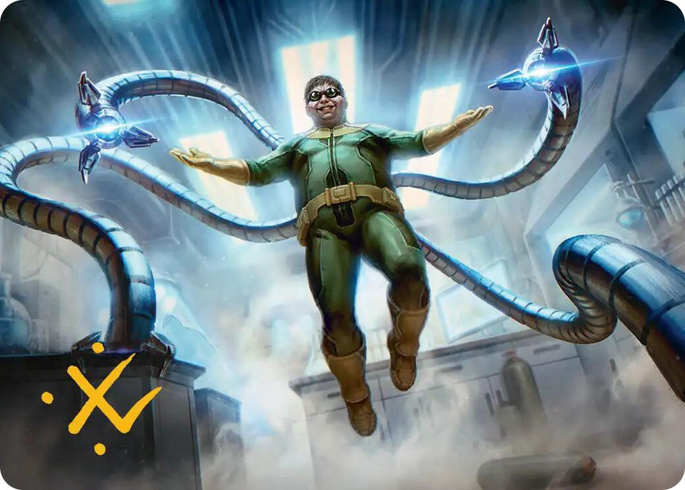 Doctor Octopus, Master Planner Art Card (25/54) (Gold-Stamped Signature) [Marvel's Spider-Man Art Series] Magic: The Gathering