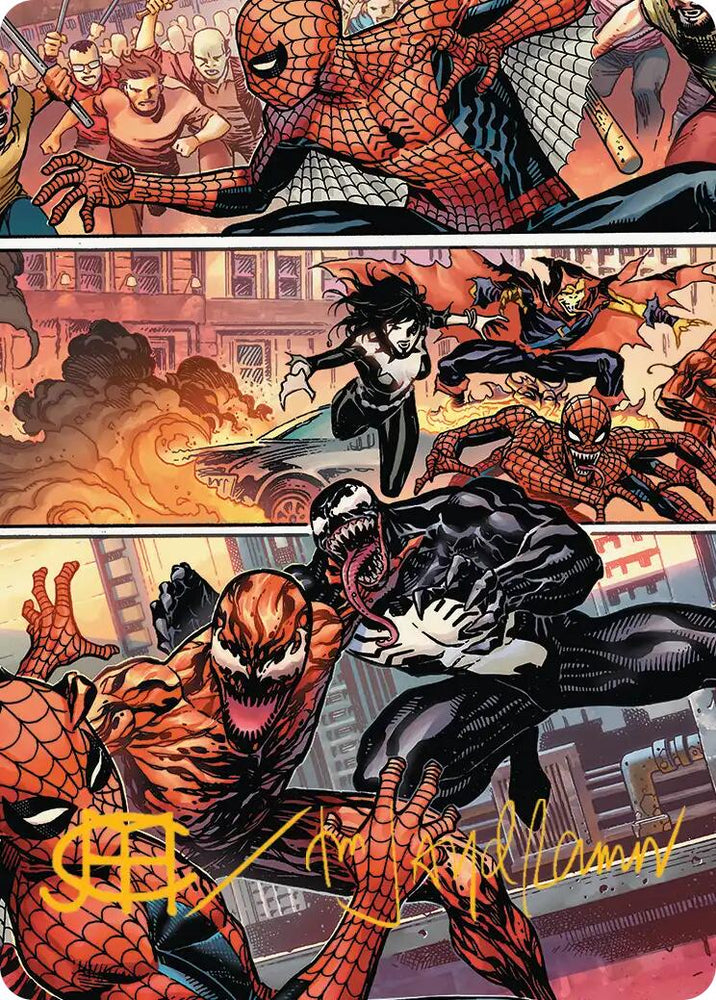 Maximum Carnage Art Card (Gold-Stamped Signature) [Marvel's Spider-Man Art Series] Magic: The Gathering