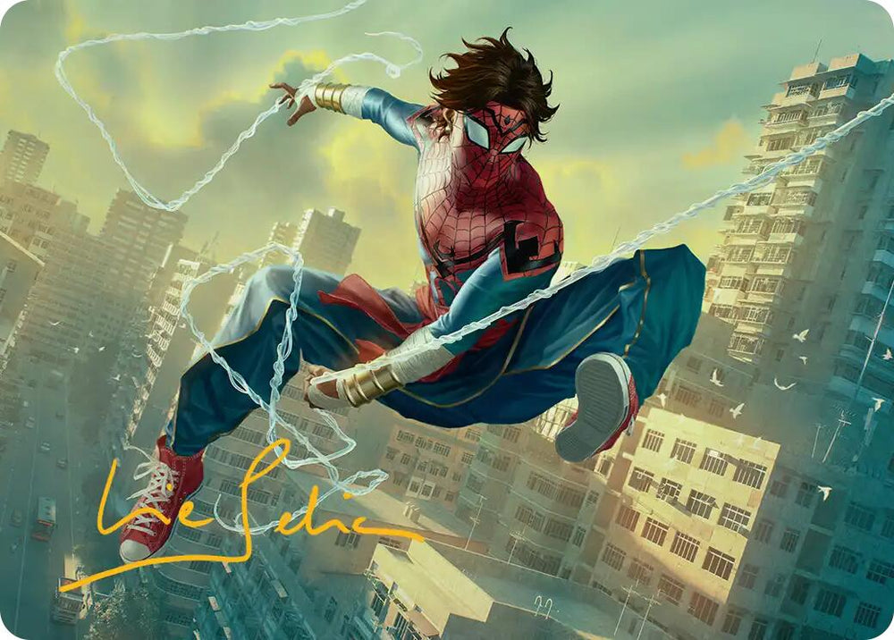 Spider-Man India Art Card (Gold-Stamped Signature) [Marvel's Spider-Man Art Series] Magic: The Gathering