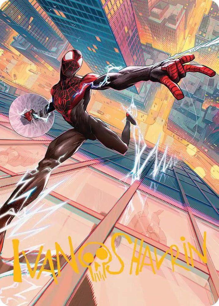 Ultimate Spider-Man Art Card (Gold-Stamped Signature) [Marvel's Spider-Man Art Series] Magic: The Gathering