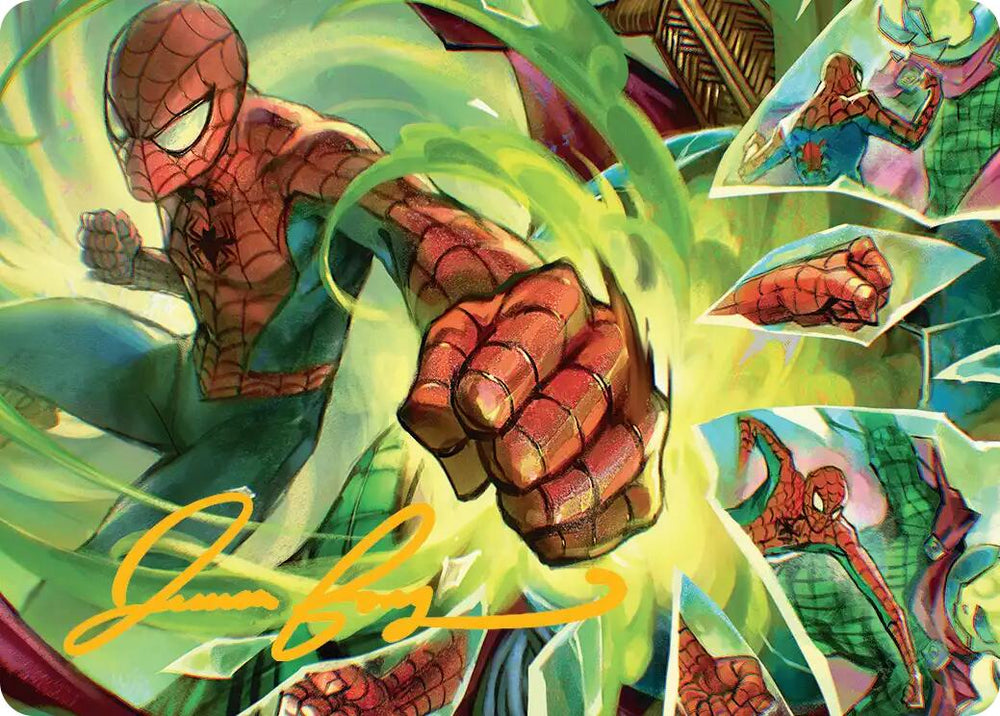 Kapow! Art Card (Gold-Stamped Signature) [Marvel's Spider-Man Art Series] Magic: The Gathering