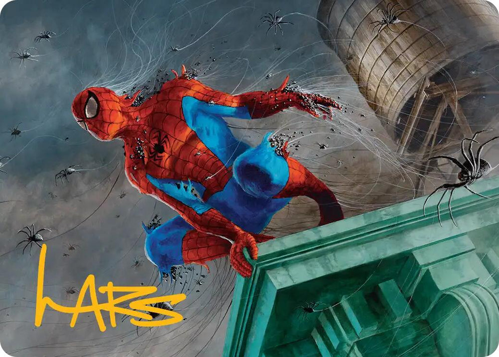 Spiders-Man, Heroic Horde Art Card (Gold-Stamped Signature) [Marvel's Spider-Man Art Series] Magic: The Gathering
