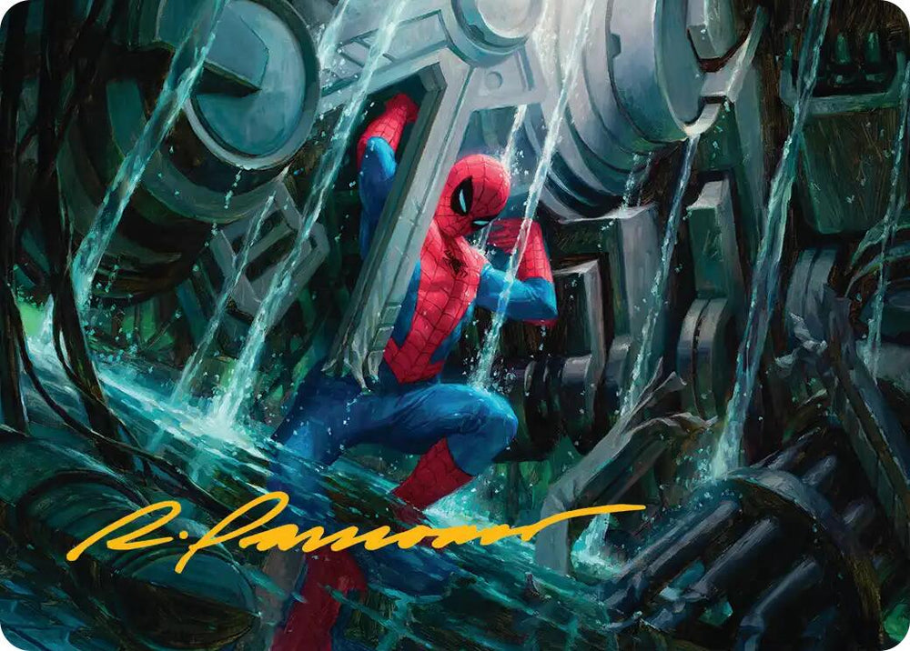 Strength of Will Art Card (Gold-Stamped Signature) [Marvel's Spider-Man Art Series] Magic: The Gathering
