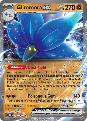 Glimmora ex (123/197) [Scarlet & Violet: Obsidian Flames] Pokémon