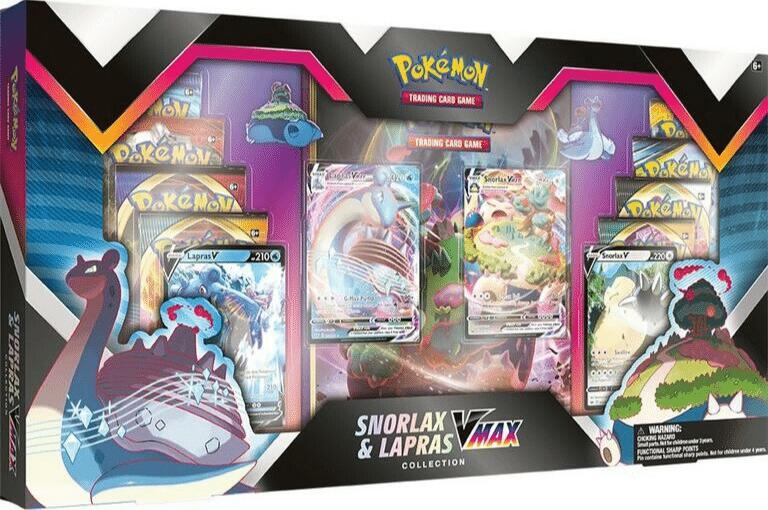 Snorlax & Lapras VMAX Collection Pokémon
