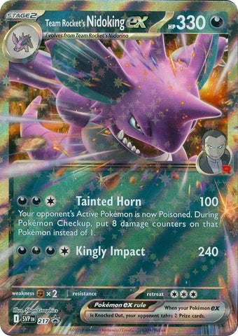 Team Rocket's Nidoking ex (217) [Scarlet & Violet: Black Star Promos] Pokémon