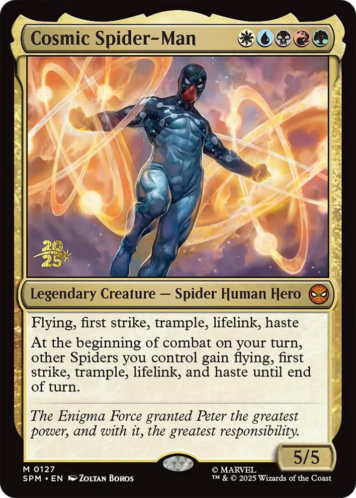 Cosmic Spider-Man [Marvel's Spider-Man Prerelease Promos] Magic: The Gathering