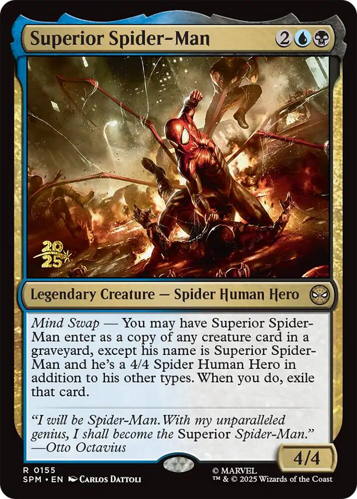 Superior Spider-Man [Marvel's Spider-Man Prerelease Promos] Magic: The Gathering