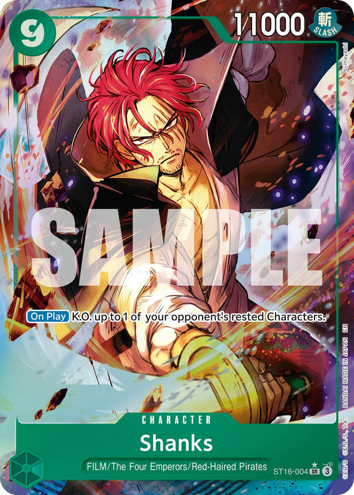 Shanks (ST16-004) (Alternate Art) [Premium Booster -The Best- Vol. 2] Bandai