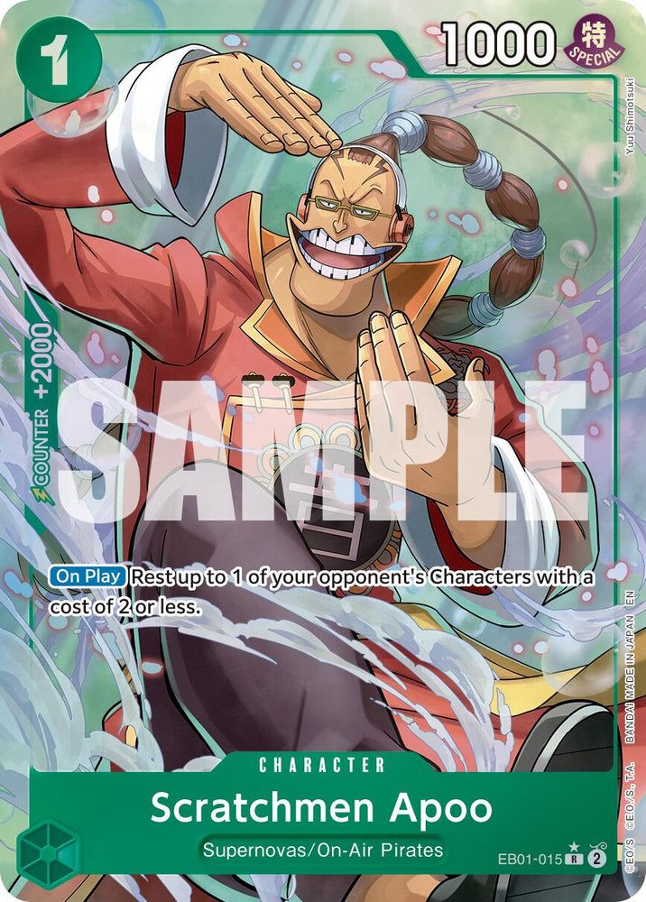Scratchmen Apoo (Alternate Art) [Premium Booster -The Best- Vol. 2] Bandai