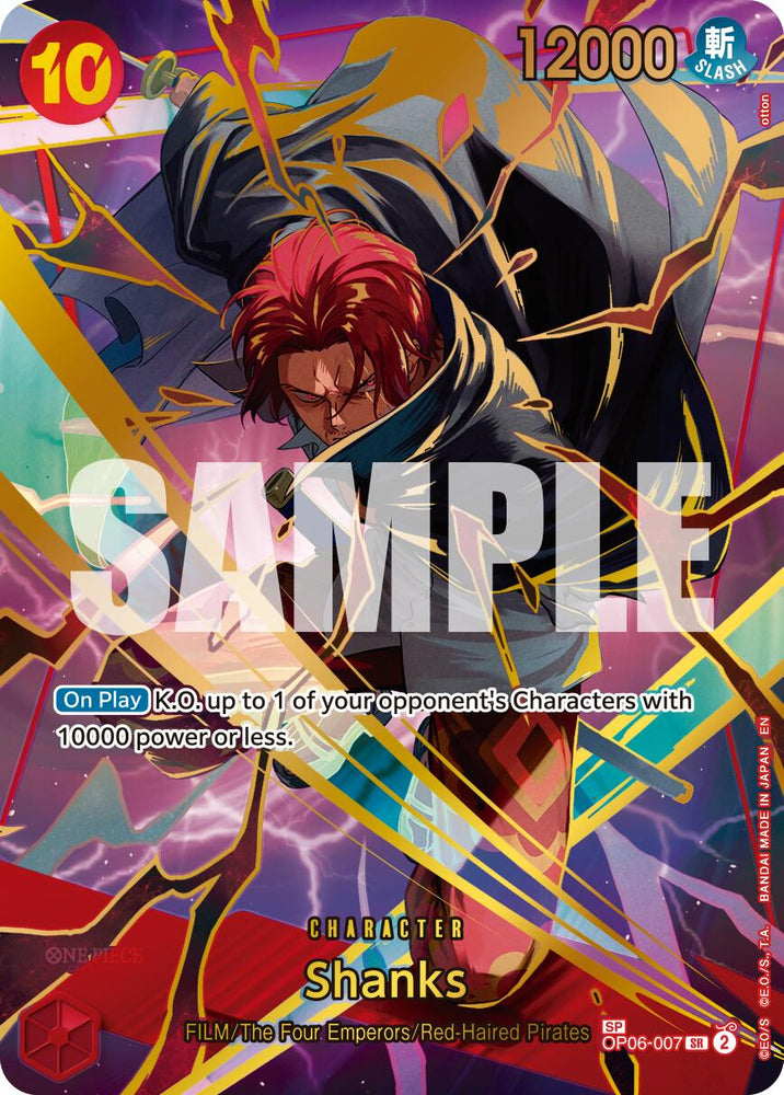 Shanks (Alternate Art) [Premium Booster -The Best- Vol. 2] Bandai
