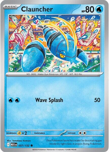 Clauncher (037/132) [Mega Evolution: Base Set] Pokémon