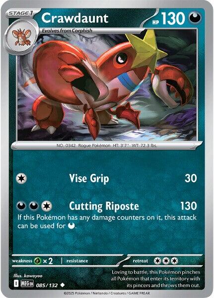 Crawdaunt (085/132) [Mega Evolution: Base Set] Pokémon