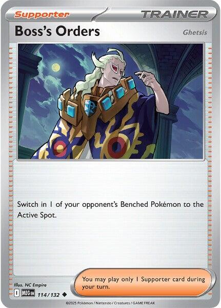 Boss's Orders (114/132) [Ghetsis] [Mega Evolution: Base Set] Pokémon