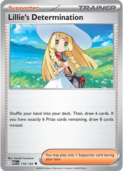 Lillie's Determination (119/132) [Mega Evolution: Base Set] Pokémon