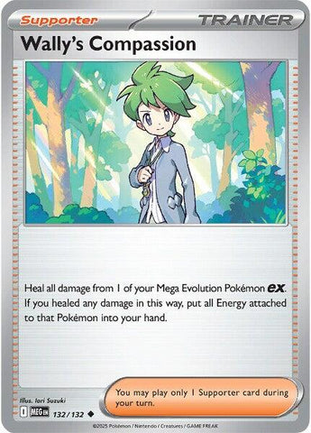 Wally's Compassion (132/132) [Mega Evolution: Base Set] Pokémon