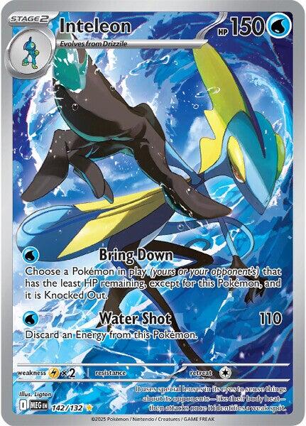 Inteleon (142/132) [Mega Evolution: Base Set] Pokémon