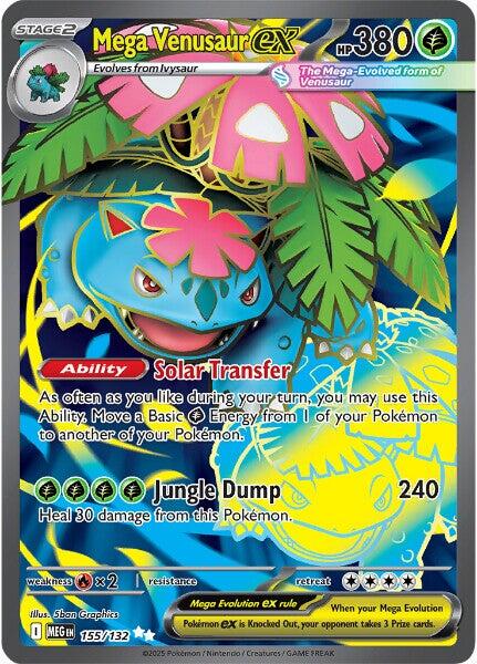 Mega Venusaur ex (155/132) [Mega Evolution: Base Set] Pokémon