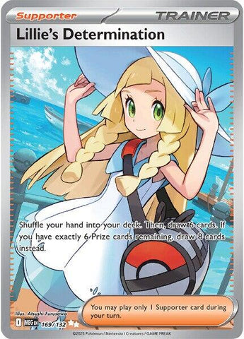 Lillie's Determination (169/132) [Mega Evolution: Base Set] Pokémon