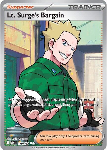 Lt. Surge's Bargain (170/132) [Mega Evolution: Base Set] Pokémon