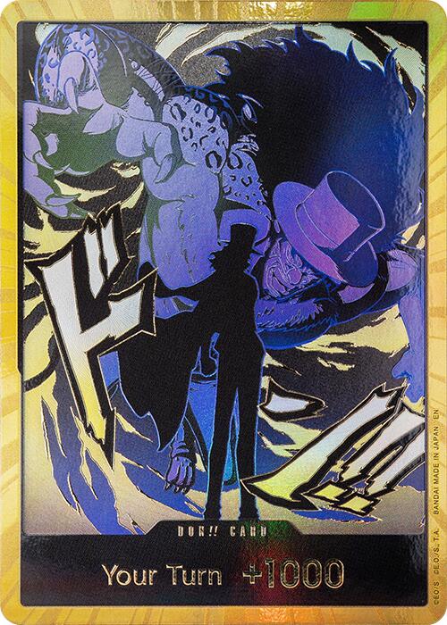 DON!! Card (Rob Lucci) (Gold) [Premium Booster -The Best- Vol. 2] Bandai