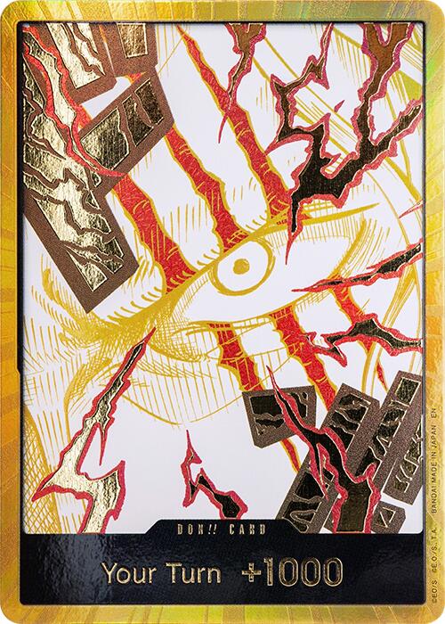 DON!! Card (Shanks) (Gold) [Premium Booster -The Best- Vol. 2] Bandai