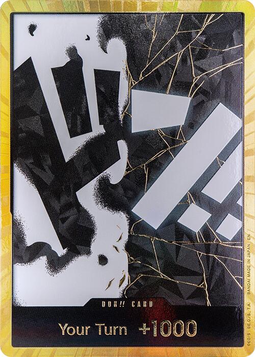 DON!! Card (Teach) (Gold) [Premium Booster -The Best- Vol. 2] Bandai